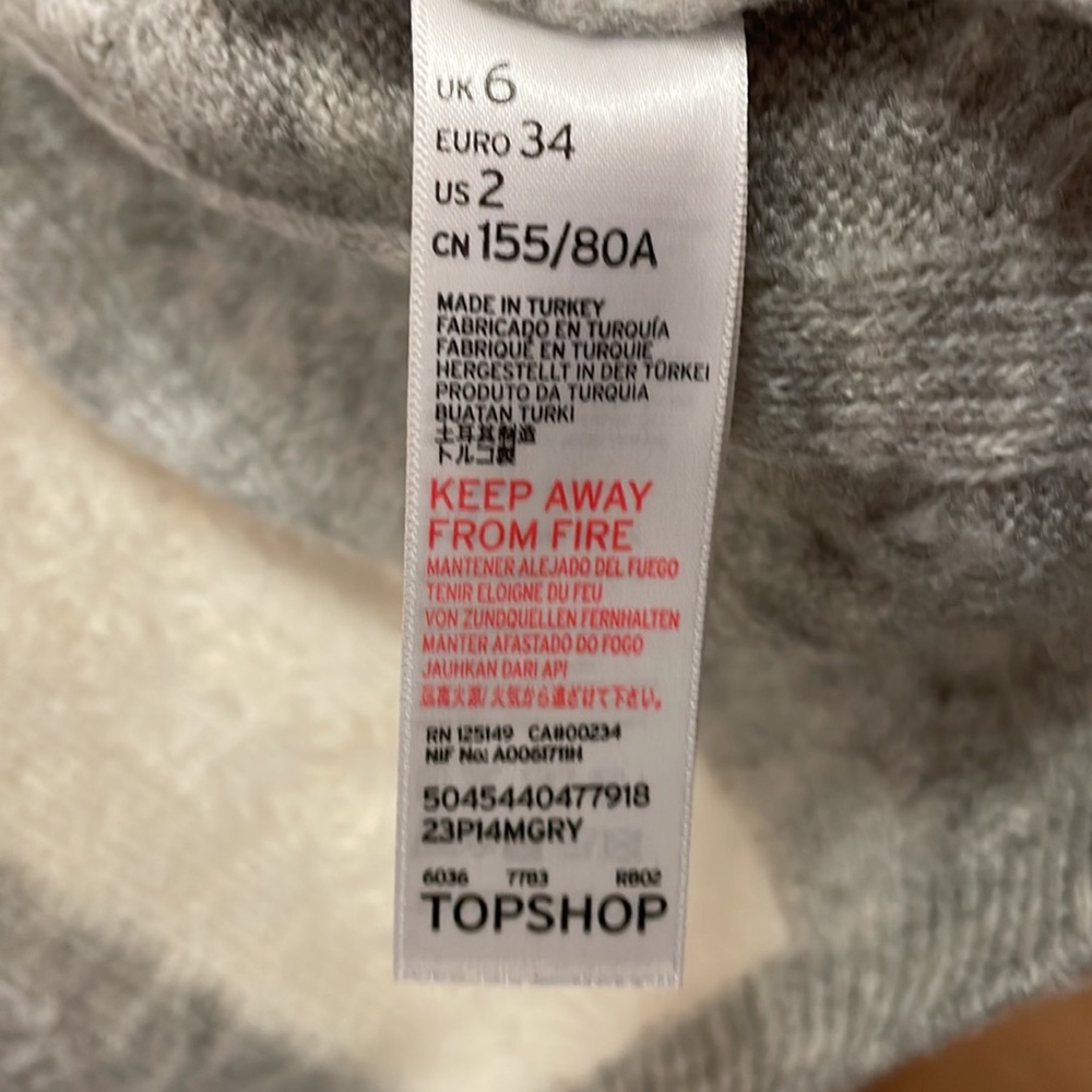 Topshop Cable Patchwork Cardigan - image 5